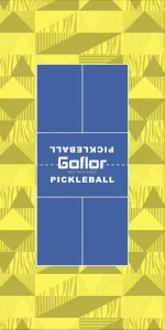 thảm pickleball 1 màu xanh