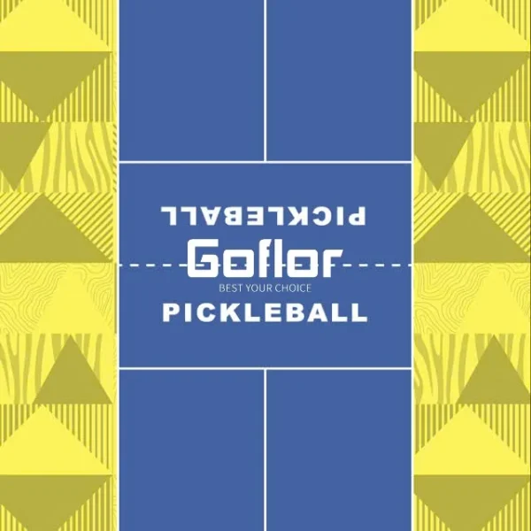 thảm pickleball 1 màu xanh