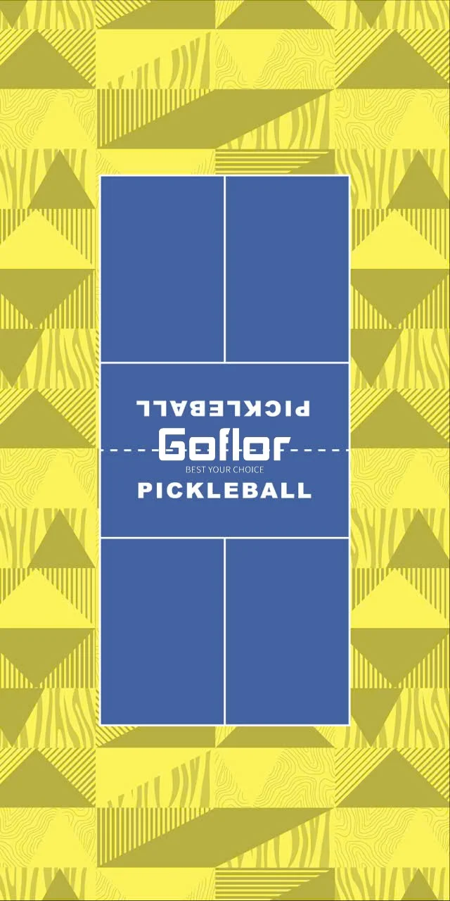 thảm pickleball 1 màu xanh