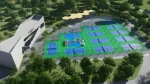 thảm pickleball ngoai troi