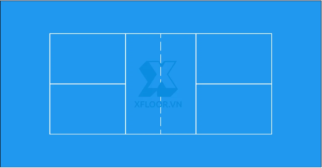 thảm pickleball xfloor 10