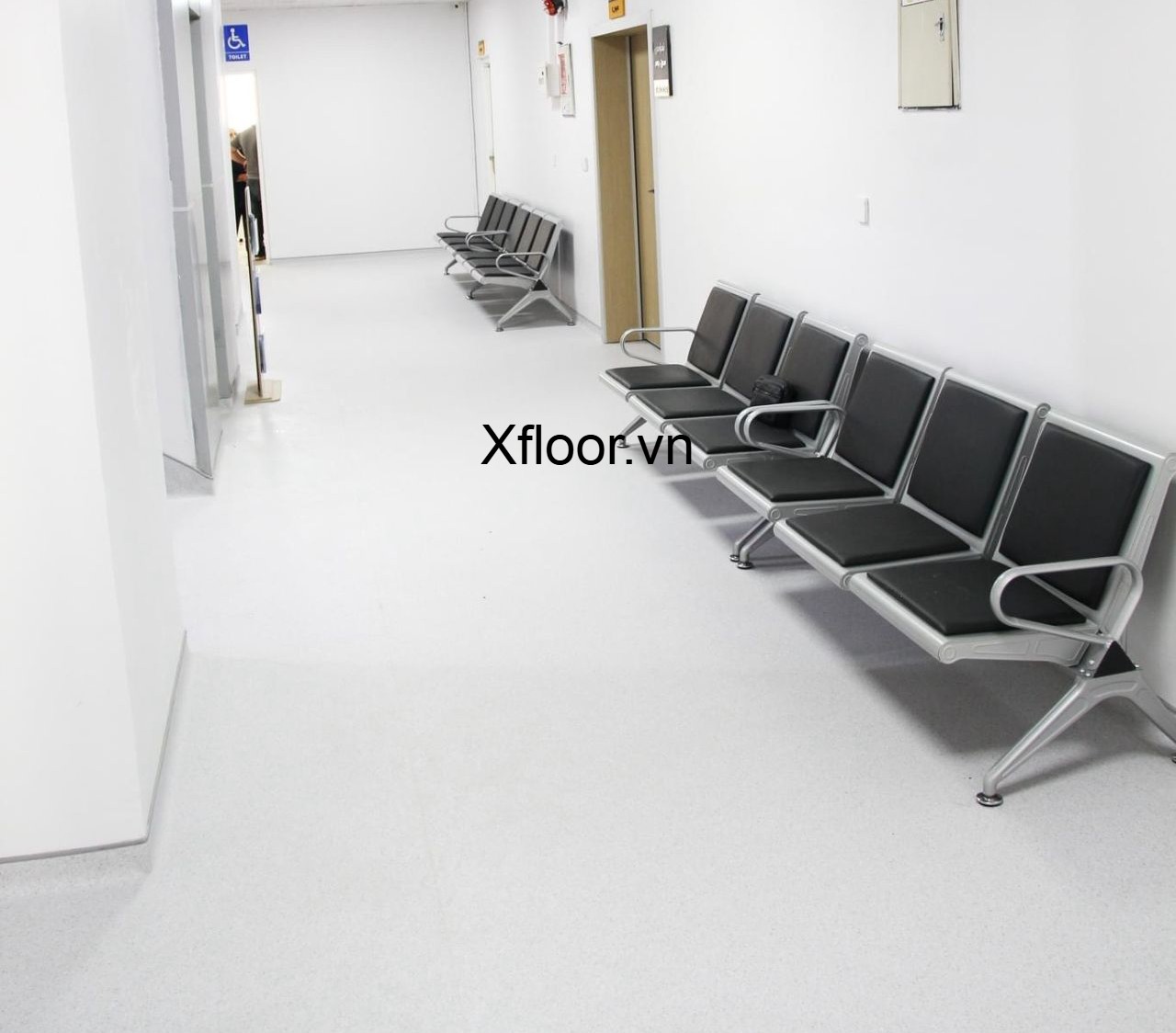 Sàn kháng khuẩn hành lang bệnh viện
